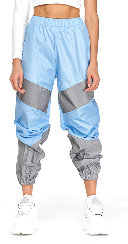 Spotlight On Me Reflective Joggers - Blue - flyqueens