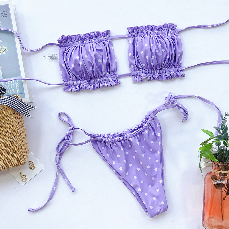 Beach Babe Bikini Set - Purple
