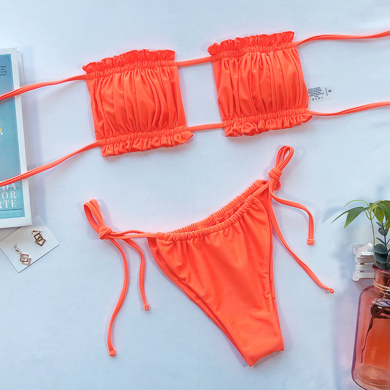 Beach Babe Bikini Set - Orange