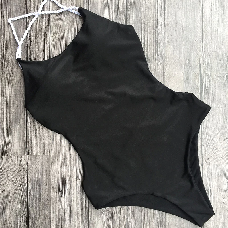 Forever a Baddie Swimsuit - Black & White - flyqueens