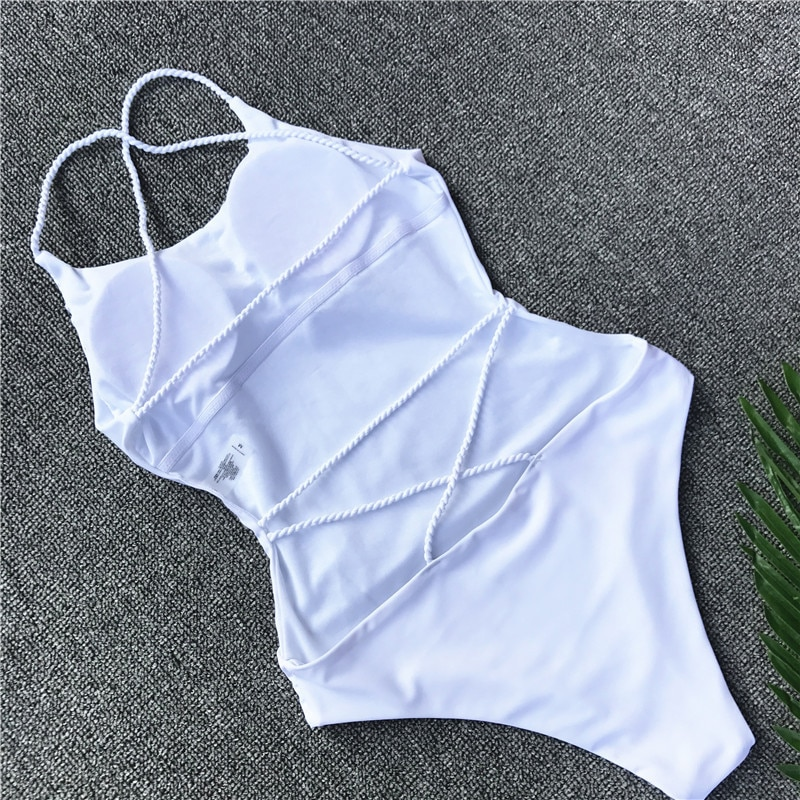 Forever a Baddie Swimsuit - White - flyqueens