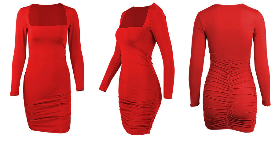 Controlla Dress - Red