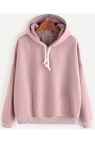 Basic Babe Hoodie - Pink - flyqueens