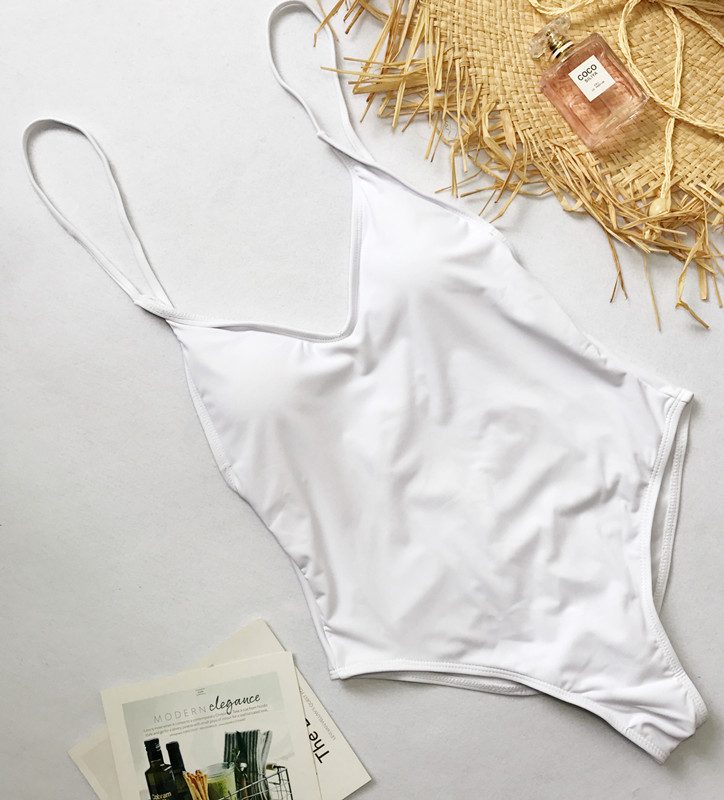 Coastal Queen Swimsuit - White - flyqueens
