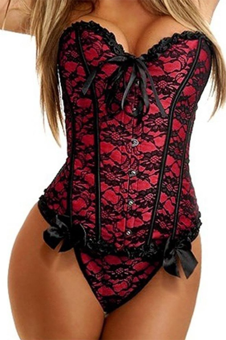 V-day Bae Corset Set - flyqueens