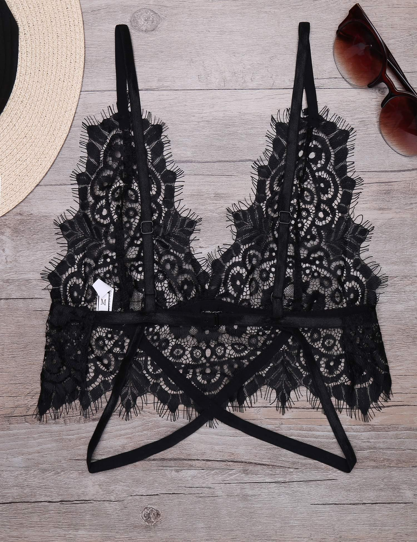 Stay Gorgeous Bralette - Black - flyqueens