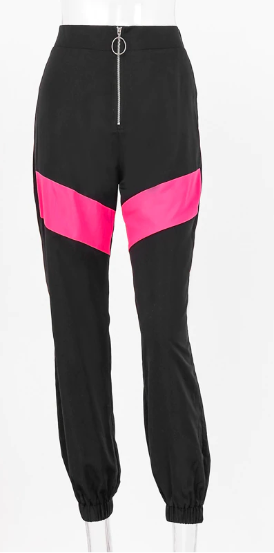 Got It Goin On Joggers - Black & Pink - flyqueens